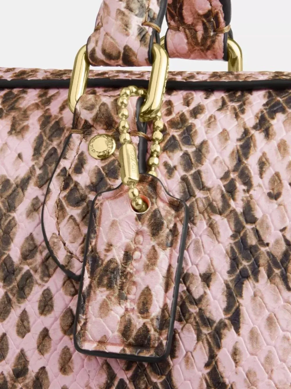Coach CDY32 Mini Rowan Crossbody Bag in Snake Embossed Leather *SEALED*